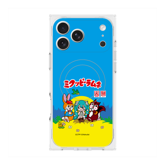 プレミアムスクエアケース with MagSafe［ 初音ミク×クッピーラムネ - パッケージ ］