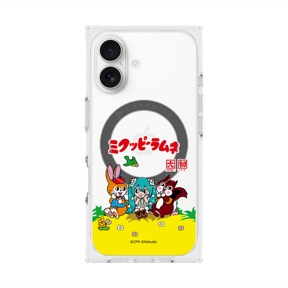 プレミアムスクエアケース with MagSafe［ 初音ミク×クッピーラムネ - パッケージ - クリア ］