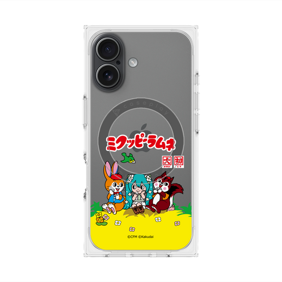 プレミアムスクエアケース with MagSafe［ 初音ミク×クッピーラムネ - パッケージ - クリア ］