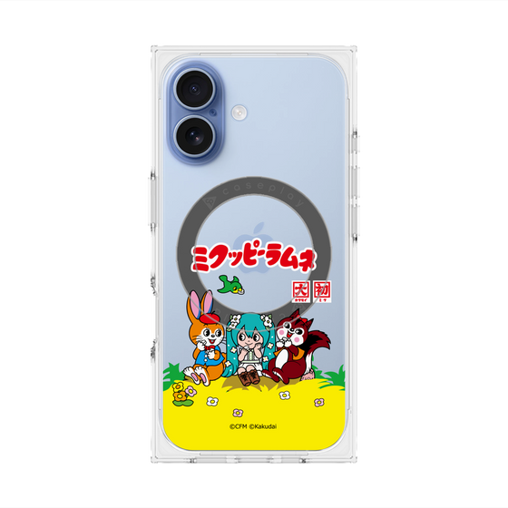 プレミアムスクエアケース with MagSafe［ 初音ミク×クッピーラムネ - パッケージ - クリア ］