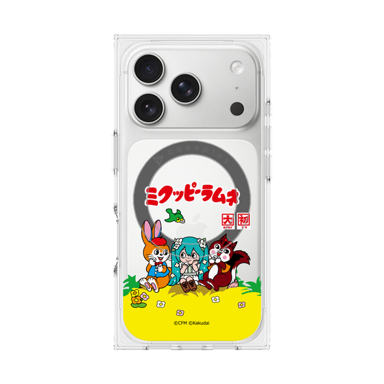 プレミアムスクエアケース with MagSafe［ 初音ミク×クッピーラムネ - パッケージ - クリア ］