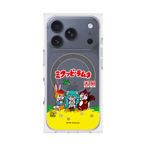 プレミアムスクエアケース with MagSafe［ 初音ミク×クッピーラムネ - パッケージ - クリア ］