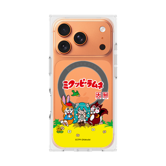 プレミアムスクエアケース with MagSafe［ 初音ミク×クッピーラムネ - パッケージ - クリア ］