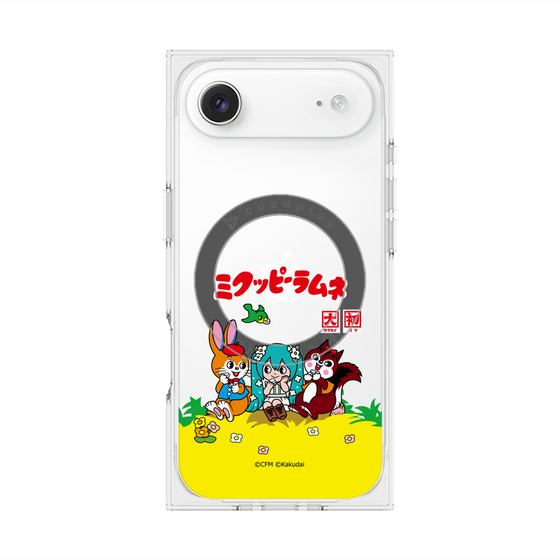 プレミアムスクエアケース with MagSafe［ 初音ミク×クッピーラムネ - パッケージ - クリア ］