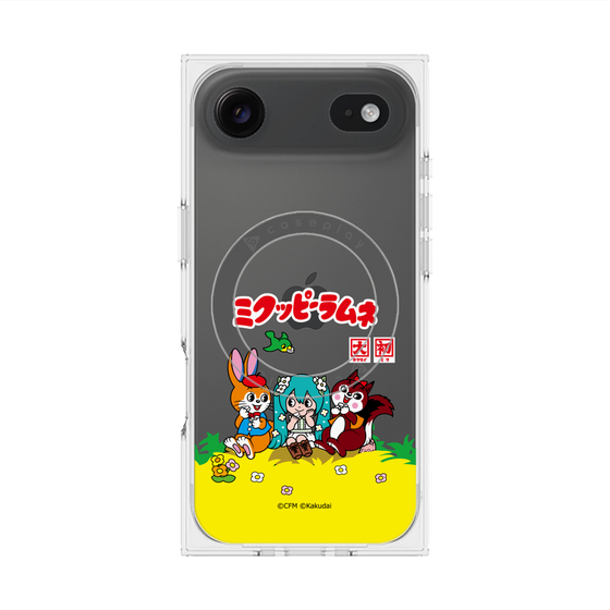 プレミアムスクエアケース with MagSafe［ 初音ミク×クッピーラムネ - パッケージ - クリア ］