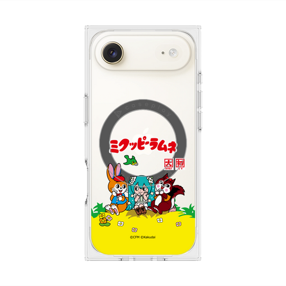 プレミアムスクエアケース with MagSafe［ 初音ミク×クッピーラムネ - パッケージ - クリア ］