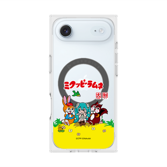 プレミアムスクエアケース with MagSafe［ 初音ミク×クッピーラムネ - パッケージ - クリア ］