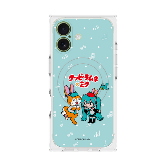 プレミアムスクエアケース with MagSafe［ 初音ミク×クッピーラムネ - 初音ミク×クッピー - デフォルメイラスト ］