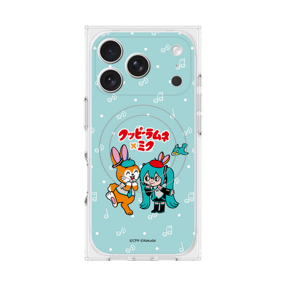 プレミアムスクエアケース with MagSafe［ 初音ミク×クッピーラムネ - 初音ミク×クッピー - デフォルメイラスト ］