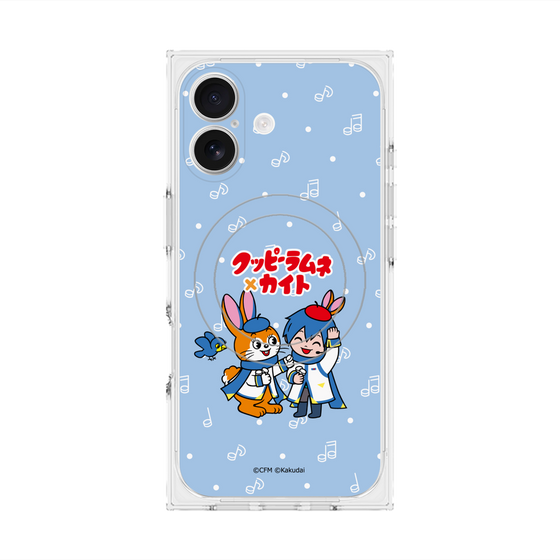 プレミアムスクエアケース with MagSafe［ 初音ミク×クッピーラムネ - KAITO×クッピー - デフォルメイラスト ］