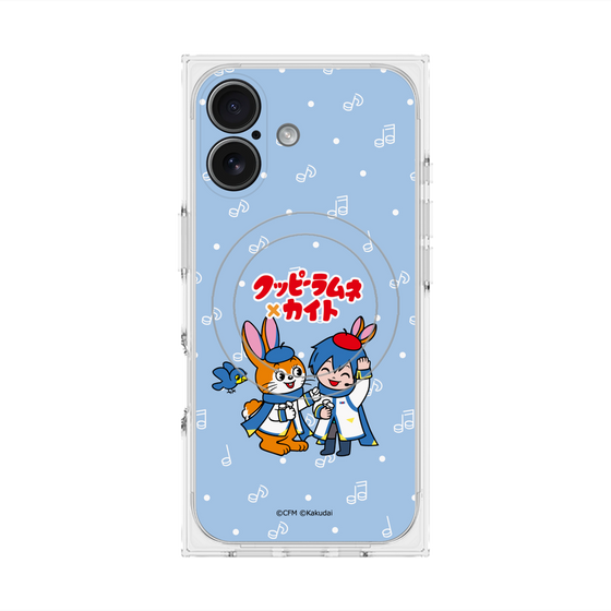 プレミアムスクエアケース with MagSafe［ 初音ミク×クッピーラムネ - KAITO×クッピー - デフォルメイラスト ］