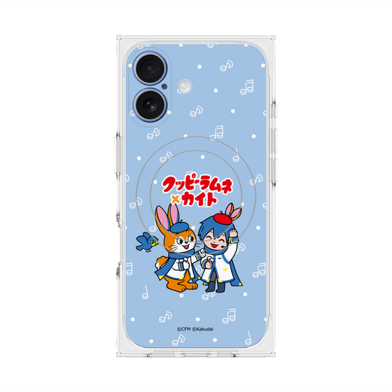 プレミアムスクエアケース with MagSafe［ 初音ミク×クッピーラムネ - KAITO×クッピー - デフォルメイラスト ］