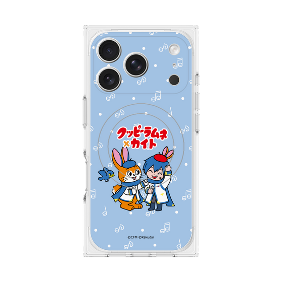 プレミアムスクエアケース with MagSafe［ 初音ミク×クッピーラムネ - KAITO×クッピー - デフォルメイラスト ］