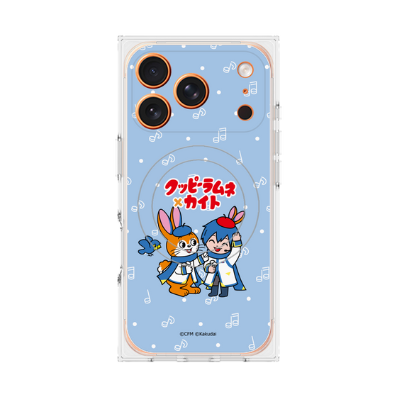 プレミアムスクエアケース with MagSafe［ 初音ミク×クッピーラムネ - KAITO×クッピー - デフォルメイラスト ］