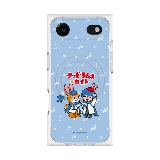 プレミアムスクエアケース with MagSafe［ 初音ミク×クッピーラムネ - KAITO×クッピー - デフォルメイラスト ］