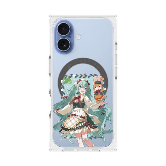プレミアムスクエアケース with MagSafe［ 初音ミク×クッピーラムネ - 初音ミク×クッピー - 等身イラスト1 ］