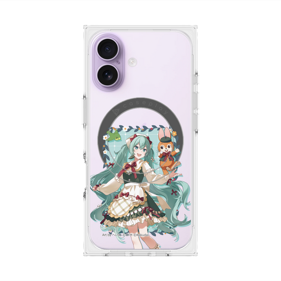 プレミアムスクエアケース with MagSafe［ 初音ミク×クッピーラムネ - 初音ミク×クッピー - 等身イラスト1 ］