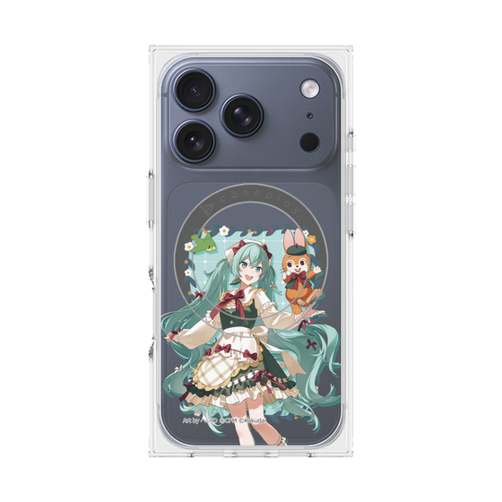 プレミアムスクエアケース with MagSafe［ 初音ミク×クッピーラムネ - 初音ミク×クッピー - 等身イラスト1 ］
