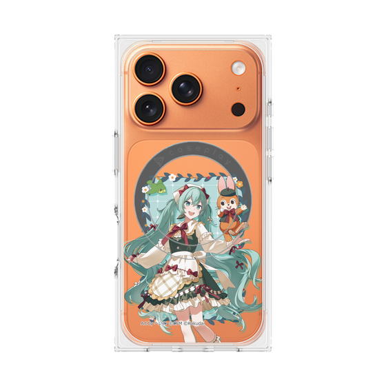 プレミアムスクエアケース with MagSafe［ 初音ミク×クッピーラムネ - 初音ミク×クッピー - 等身イラスト1 ］