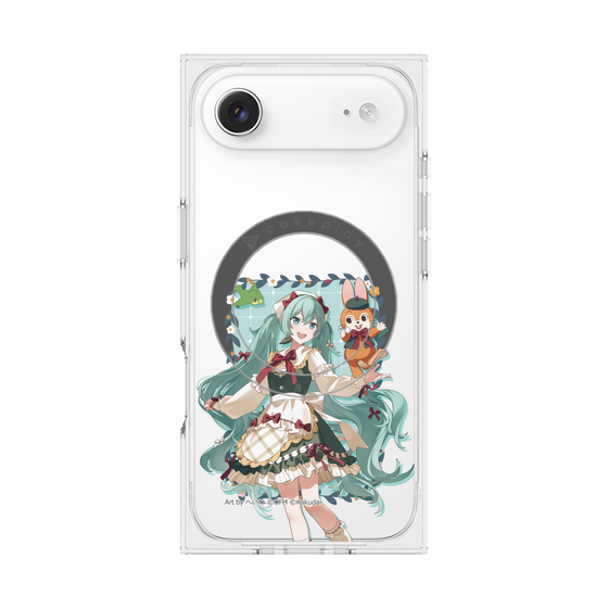 プレミアムスクエアケース with MagSafe［ 初音ミク×クッピーラムネ - 初音ミク×クッピー - 等身イラスト1 ］