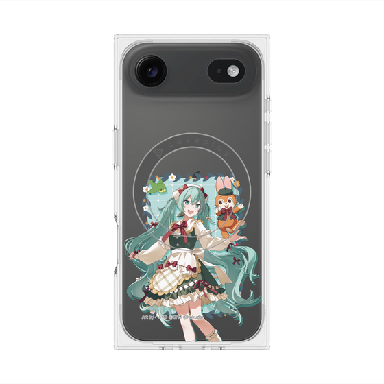 プレミアムスクエアケース with MagSafe［ 初音ミク×クッピーラムネ - 初音ミク×クッピー - 等身イラスト1 ］