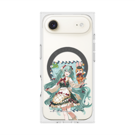 プレミアムスクエアケース with MagSafe［ 初音ミク×クッピーラムネ - 初音ミク×クッピー - 等身イラスト1 ］