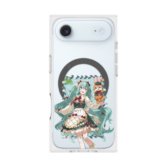 プレミアムスクエアケース with MagSafe［ 初音ミク×クッピーラムネ - 初音ミク×クッピー - 等身イラスト1 ］