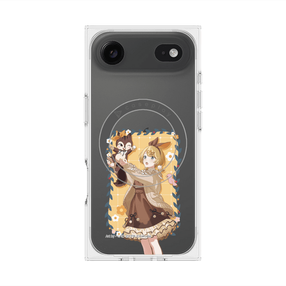 プレミアムスクエアケース with MagSafe［ 初音ミク×クッピーラムネ - 鏡音リン×ラム - 等身イラスト1 ］