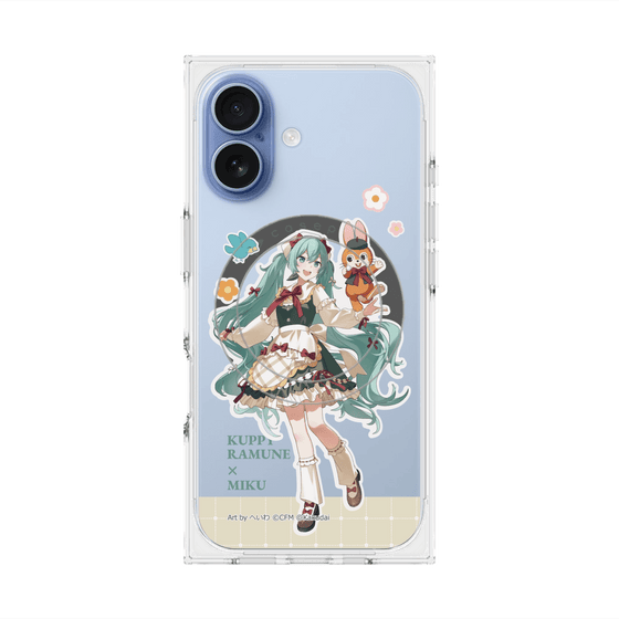 プレミアムスクエアケース with MagSafe［ 初音ミク×クッピーラムネ - 初音ミク×クッピー - 等身イラスト2 ］