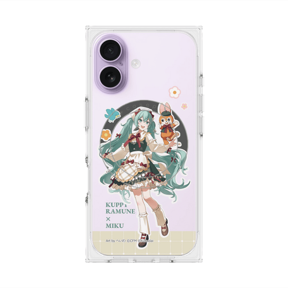 プレミアムスクエアケース with MagSafe［ 初音ミク×クッピーラムネ - 初音ミク×クッピー - 等身イラスト2 ］