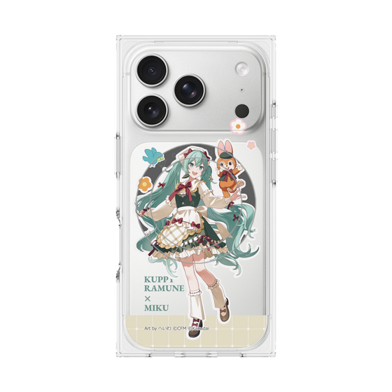 プレミアムスクエアケース with MagSafe［ 初音ミク×クッピーラムネ - 初音ミク×クッピー - 等身イラスト2 ］
