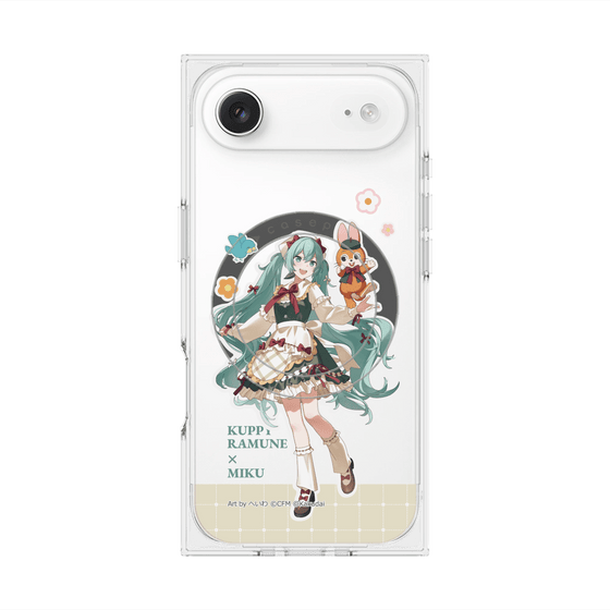 プレミアムスクエアケース with MagSafe［ 初音ミク×クッピーラムネ - 初音ミク×クッピー - 等身イラスト2 ］