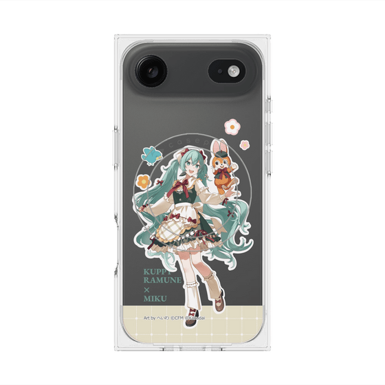 プレミアムスクエアケース with MagSafe［ 初音ミク×クッピーラムネ - 初音ミク×クッピー - 等身イラスト2 ］