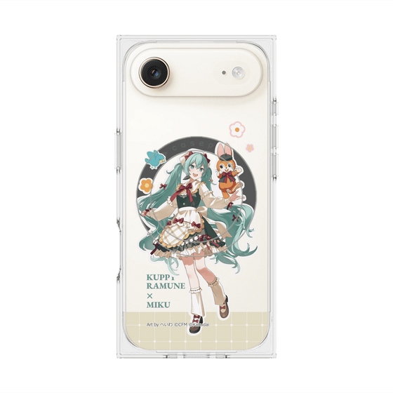 プレミアムスクエアケース with MagSafe［ 初音ミク×クッピーラムネ - 初音ミク×クッピー - 等身イラスト2 ］