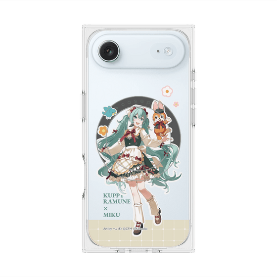 プレミアムスクエアケース with MagSafe［ 初音ミク×クッピーラムネ - 初音ミク×クッピー - 等身イラスト2 ］