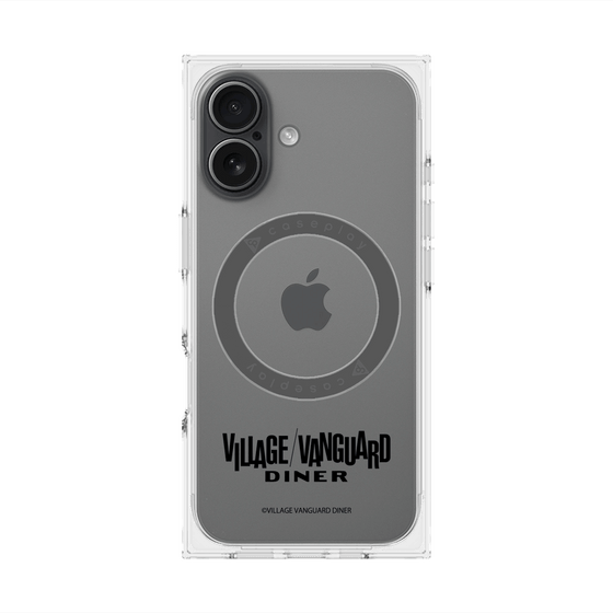 プレミアムスクエアケース with MagSafe［ ヴィレッジヴァンガードダイナー - ロゴ ］