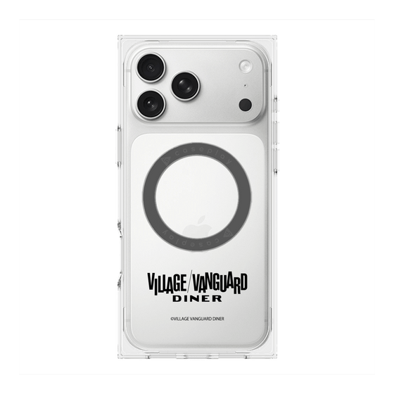 プレミアムスクエアケース with MagSafe［ ヴィレッジヴァンガードダイナー - ロゴ ］