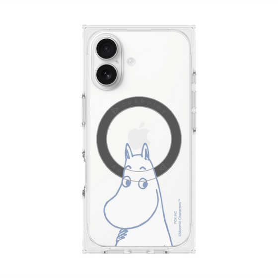 プレミアムスクエアケース with MagSafe［ MOOMIN - Familiar face ］