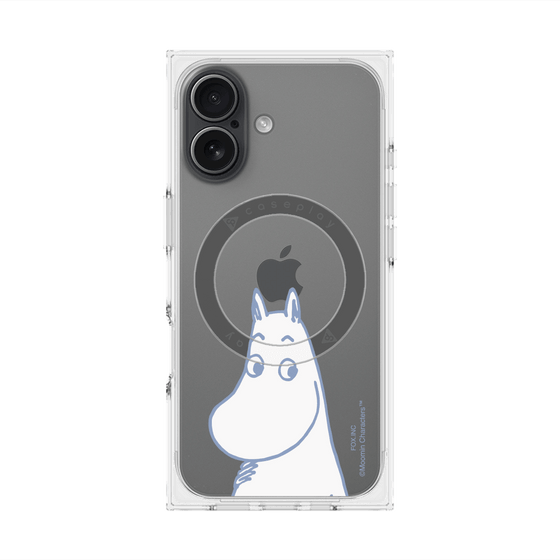 プレミアムスクエアケース with MagSafe［ MOOMIN - Familiar face ］