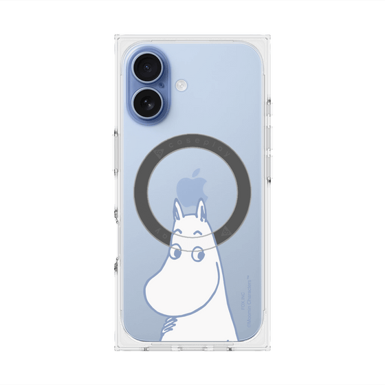 プレミアムスクエアケース with MagSafe［ MOOMIN - Familiar face ］