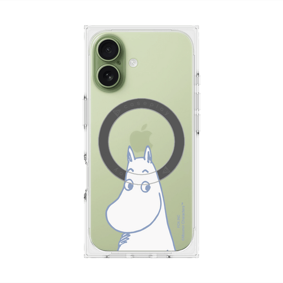 プレミアムスクエアケース with MagSafe［ MOOMIN - Familiar face ］