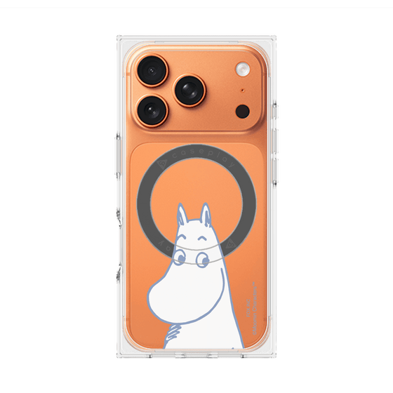 プレミアムスクエアケース with MagSafe［ MOOMIN - Familiar face ］