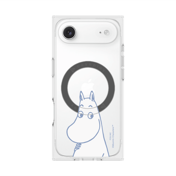 プレミアムスクエアケース with MagSafe［ MOOMIN - Familiar face ］