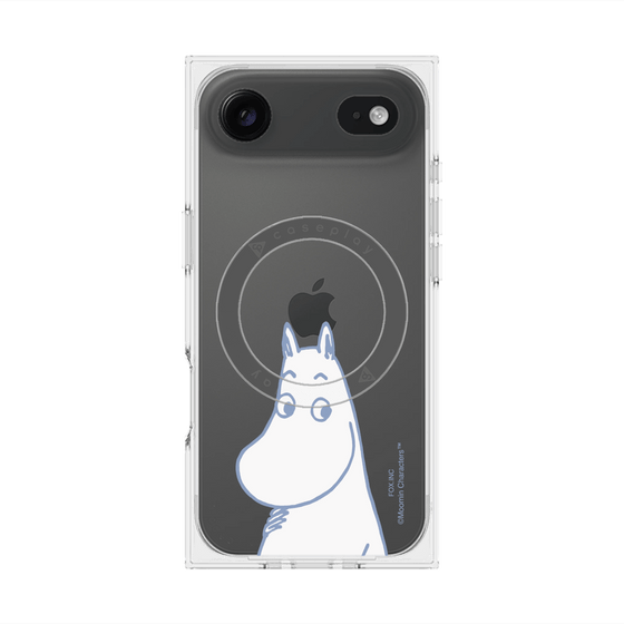 プレミアムスクエアケース with MagSafe［ MOOMIN - Familiar face ］