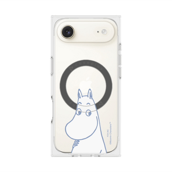 プレミアムスクエアケース with MagSafe［ MOOMIN - Familiar face ］