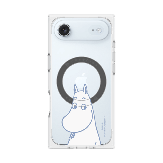 プレミアムスクエアケース with MagSafe［ MOOMIN - Familiar face ］