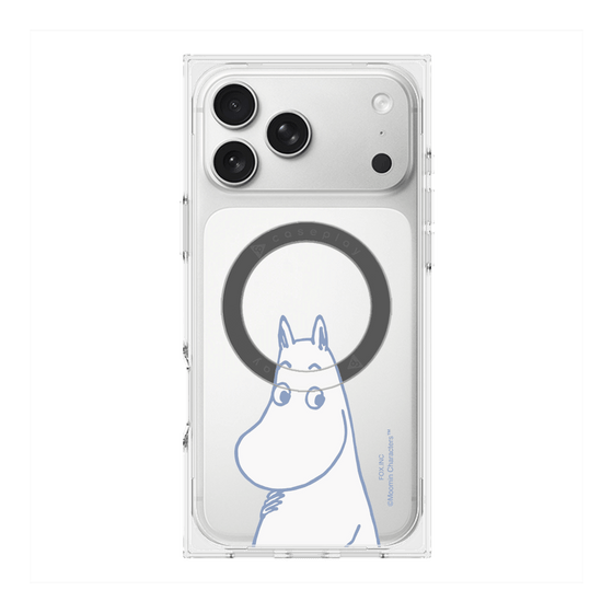 プレミアムスクエアケース with MagSafe［ MOOMIN - Familiar face ］