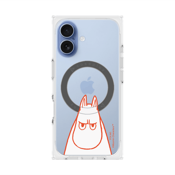 プレミアムスクエアケース with MagSafe［ MOOMIN - Angry face ］