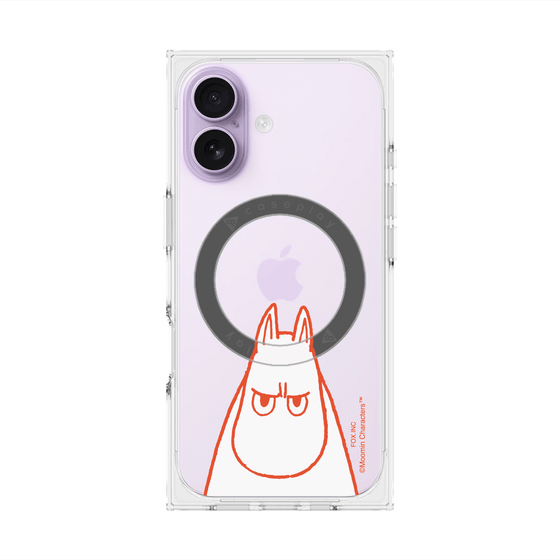 プレミアムスクエアケース with MagSafe［ MOOMIN - Angry face ］