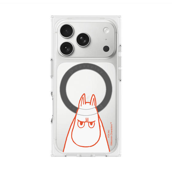 プレミアムスクエアケース with MagSafe［ MOOMIN - Angry face ］